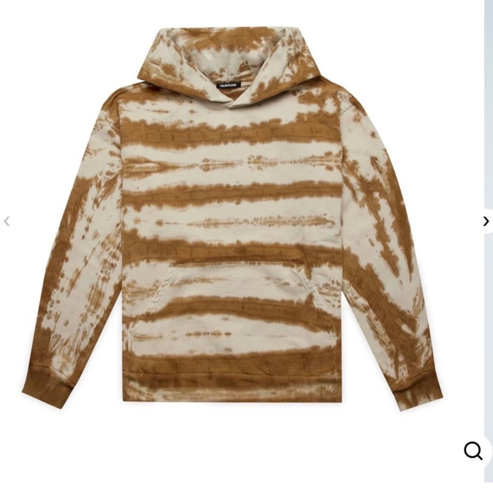 TALENTLESS MENS TIGER WASH HOODIE